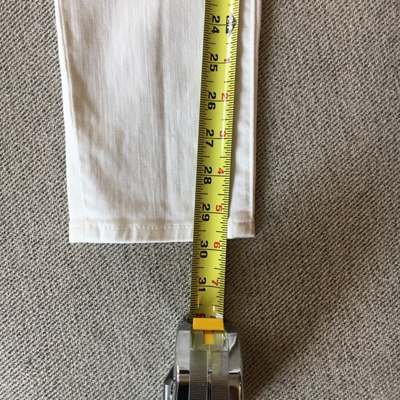 7 for all mankind | white skinny jeans - Picture 5 of 7